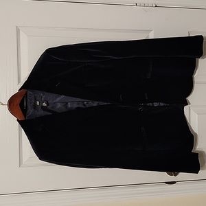 42R Navy Velvet Blazer
